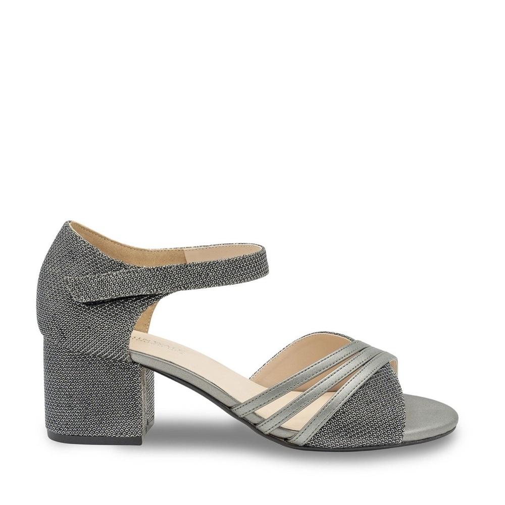 Benjamin Walk Foster Heels Size 8W in Pewter Never Worn